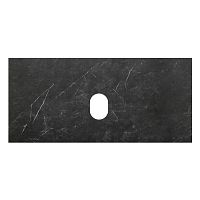 BelBagno KEP-100-MNO-W0 Marmo Столешница 100 см из керамогранита, Nero Opaco (черный матовый)