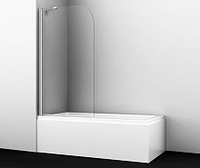 WasserKRAFT 35P01-80 Fixed Leine 35P Шторка для ванны неподвижная, прозрачное стекло