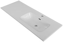 BelBagno BB1200ETL-R Раковина керамическая 120х46.5 см, чаша справа, белый глянцевый