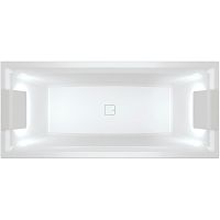 Riho BR0100500K00132 Still Square Ванна акриловая 180х80 см R/L - LED/BR01, белая