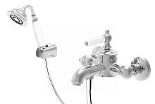 Bravat F675109C-B Art Смеситель для ванны с коротким изливом и аксессуарами, хром