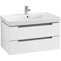 Villeroy & Boch A68900DH Subway 2.0 Тумба под раковину 78х45 см, белый глянцевый (Glossy White)