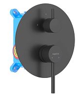 Aquatek AQ1346MB Европа Смеситель для ванны (внешняя и скрытая часть), черный матовый Aquatek AQ1346MB Европа Смеситель для ванны (внешняя и скрытая часть), черный матовый