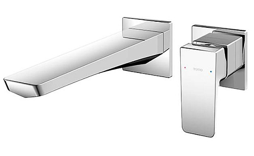 TOTO TLG07308R GE Смеситель для раковины встраиваемый 167x258x98мм без сливного клапана, цвет хром