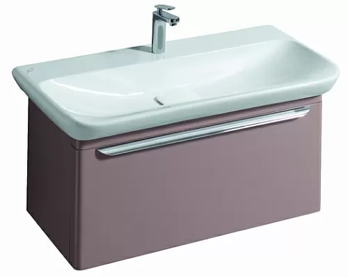 Geberit myDay 824101000 Шкафчик под раковину 880х410х405 мм, 1 ящик с подсветкой, какао с молоком купить  в интернет-магазине Сквирел