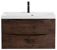 BelBagno MARINO-900-2C-SO-RW-P База под раковину 90х45 см, подвесная, Rovere Moro (темный дуб)