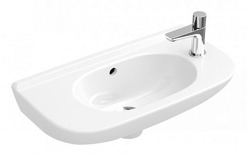 Villeroy & Boch 53615001 O.Novo Раковина подвесная 50х25 см, альпийский белый (White Alpin)