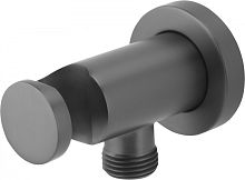 Deante NAC_D51K Cascada Кронштейн для подключения шланга Round, с держателем для лейки, Titanium (титан)