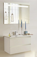 Сет №1682_EB2028-RA-N18, Тумба под раковину + EXAE112-Z-00, Раковина-столешница + EB1413-NF, Зеркало настенное