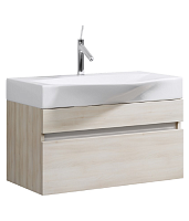 Aqwella Ber.01.08/A Bergamo Тумба для раковины, подвесная, 80х40 см, акация