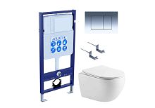 Aquatek ЕВРОПА SET AQUATEK ЕВРОПА-AQ1190-010 Комплект: Унитаз, Инсталляция, Кнопка смыва