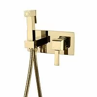 Caprigo 50-130-oro Diamante Смеситель встраиваемый, с гигиенической лейкой, золото