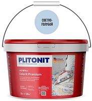 Plitonit COLORIT Premium светло-голубая, 2 кг Цементная затирка
