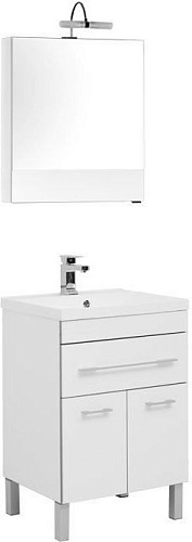 Aquanet 00287657 Верона Комплект мебели для ванной комнаты, белый купить  в интернет-магазине Сквирел