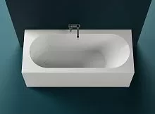 Salini 102612G Fabia Ванна встраиваемая, материал S-Sense, 180х80 см, белая
