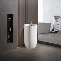 Vincea VBS-2P202 Раковина керамическая, 50х46 см, напольная, белая