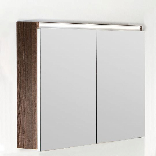 Зеркальный шкаф Armadi Art Vallessi 80 DARK OAK с подстветкой 547-D купить  в интернет-магазине Сквирел