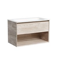 Sancos MR1.080EG Marmi 1.0 Тумба под раковину 79х44.5 см, подвесная, дуб галифакс натуральный