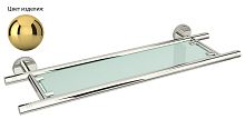Сунержа 03-3003-0500 Каньон Полка стеклянная / L 500, золото