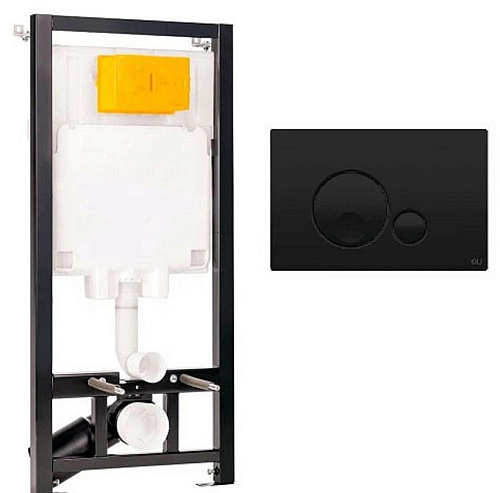 OLI Eco 886914GBO3 Инсталляция для унитаза, с клавишей