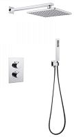 Душевая система ABBER Weiss Insel AF8051 скрытого монтажа без излива, термостат, хром