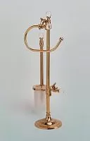 Art & Max Barocco Crystal AM-1948-Br-C стойка напольная для унитаза и биде керамика barocco crystal бронза купить  в интернет-магазине Сквирел