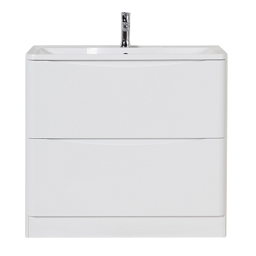 BelBagno ACQUA-800-2C-PIA-BL База под раковину 80х45 см, напольная, Bianco Lucido (белый глянец) купить  в интернет-магазине Сквирел