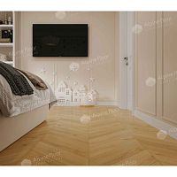 Каменно-полимерная плитка Alpine Floor Альпийский шеврон (Chevron Alpine) ECO 18-21 Гикори Chevron