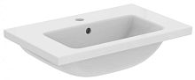 Ideal Standard T459001 i.life S Vanity Раковина подвесная 60x39 см, с отверстием под смеситель, Euro White (евробелый)