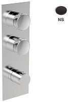 Fima Carlo Frattini F5603X2HNS Texture Смеситель для душа, встраиваемый, внешняя часть, черный