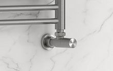 Сунержа 071-1400-1234 Вентиль угловой, (цилиндр) G 1/2" НР х G 3/4" НГ, сатин