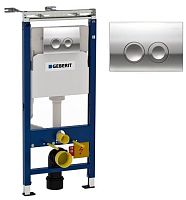 Geberit 458.122.21.1 DUOFIX PLATTENBAU Система инсталляции для унитазов, с кнопкой хром глянцевый