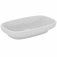 Ideal Standard T508701 i.life B Раковина-чаша накладная 60х37 см, без отверстия под смеситель, Euro White (евробелый)