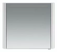 AM.PM M30MCL0801WG Sensation, Зеркальный шкаф, левый, 80х70 см, с подсветкой, белый глянец купить  в интернет-магазине Сквирел