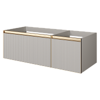 Armadi Art QUATRO 790-M2-120-CM-RIB-MG Тумба купить  в интернет-магазине Сквирел