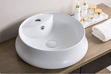 BelBagno BB1398 Раковина накладная керамическая 46 см, белая
