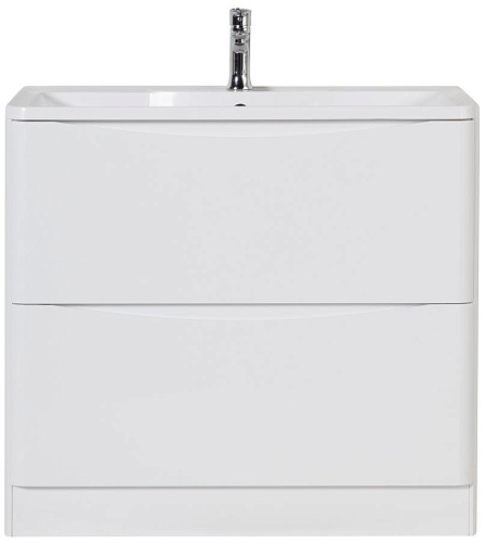 BelBagno ALBANO-900-2C-PIA-BL База под раковину 90х45 см, напольная, Bianco Lucido (белый глянец) купить  в интернет-магазине Сквирел