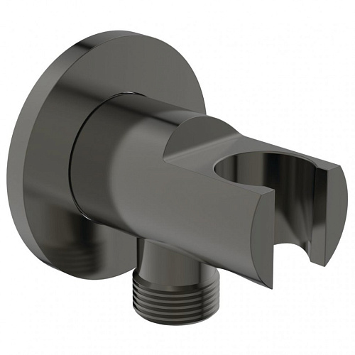 Ideal Standard BC807A5 Idealrain Держатель с подключением душевой лейки 1/2", Magnetic Grey (магнит)