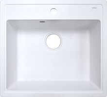 Azario CS00078321 Litos Кухонная мойка 570x505x200, искусственный мрамор, белый