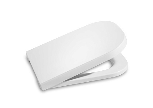 Roca 801732004 The Gap Крышка-сиденье для унитаза, микролифт, белый/петли хром снято с производства