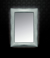 Зеркало с подсветкой 70x100 Armadi Art SOHO 564 серебро купить  в интернет-магазине Сквирел