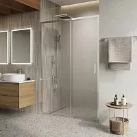 BelBagno LUCE LUCE-BF-1-130-C-Cr Душевая дверь в нишу
