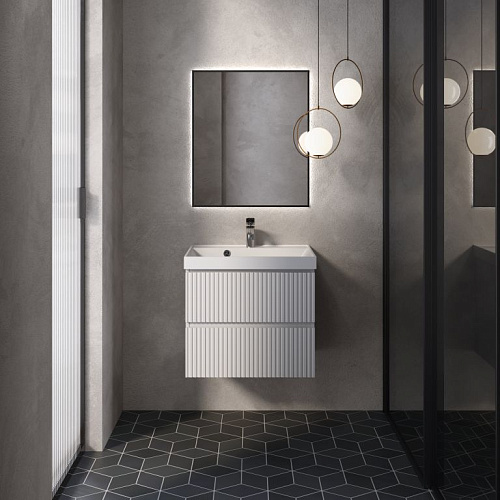AQUAme  AQM900160WH Тумба под раковину, подвесная купить  в интернет-магазине Сквирел