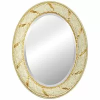 Migliore 25030 Зеркало овальное 90х70х4 см, Avorio Dorato купить  в интернет-магазине Сквирел