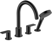 Hansgrohe 71456670 Vernis Blend Смеситель на край ванны, на 4 отверстия, матовый черный