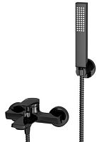 WasserKRAFT 6601 Glan Смеситель для ванны, с коротким изливом, черный глянец