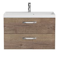 BelBagno AURORA-800-2C-SO-RT База под раковину 80х45 см, подвесная, Rovere Tabacco (дуб табачный) купить  в интернет-магазине Сквирел