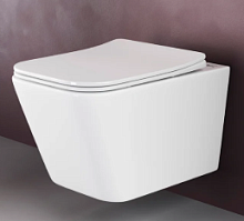 Сет № 1784 CN3007_Ceramica Nova Metric Унитаз подвесной керамический Rimless с сиденьем