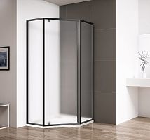Cezares ECO ECO-O-P-1-90-P-NERO Душевой уголок
