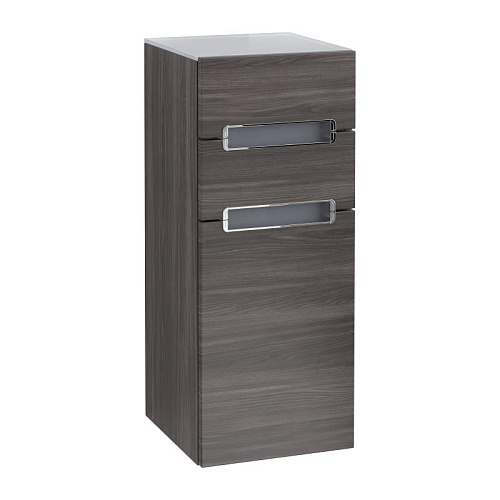Villeroy & Boch A7131RFQ Subway 2.0 Шкаф навесной 35х85 см, дуб графитовый (Oak Graphite)